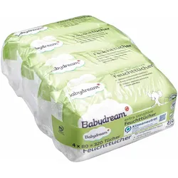 4x Babydream Extra Sensitive (4 x 80 Stk.)
