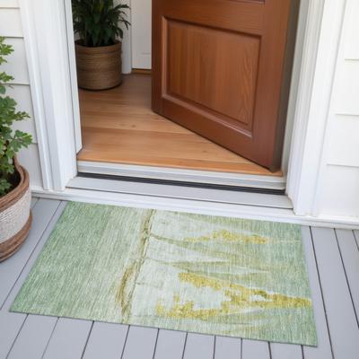 Addison Rugs Machine Washable Indoor/Outdoor Modern Sailboats Chantille Rug