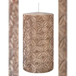 Wiedemann Kerzen Kerzen Elegance Rosegold 130 x Ø 70 mm 4er Set