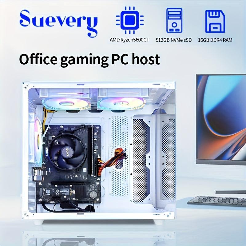 Selius Gaming PC Compacte Desktop met AMD Ryzen 5 Processor en 1000GB SSD