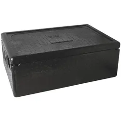 Papstar Thermobox »Gastro-Norm 1/1« 60 x 40 x 23 cm schwarz, 60x23x40 cm
