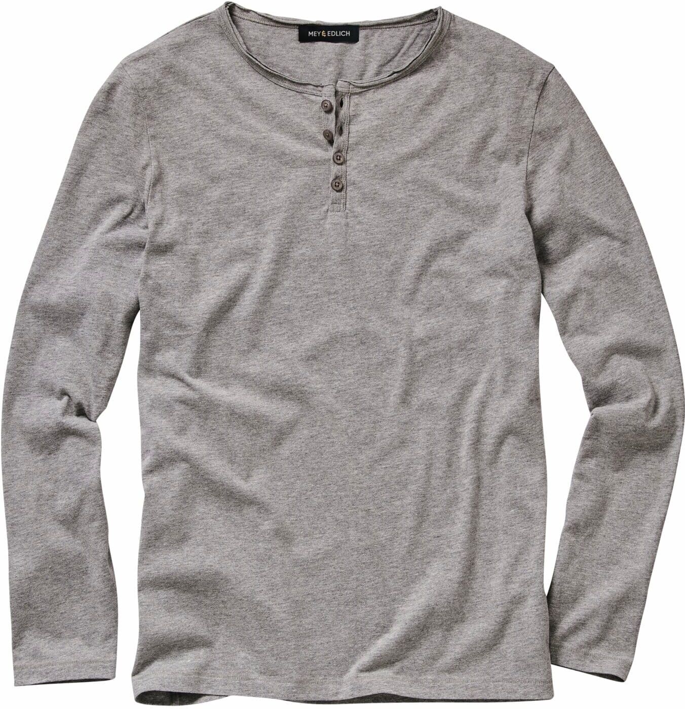 Mey & Edlich Ausdauer-Henley Grau 48