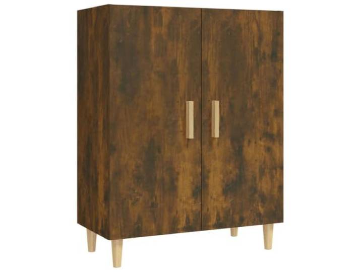 KGFHERENB Sideboard Räuchereiche 70x34x90 cm Holzwerkstoff Schrank Kompakter Flurschrank mit 2 Türen für Wohnzimmer & Schlafzimmer, pflegeleichte Oberfläche mit viel Stauraum.