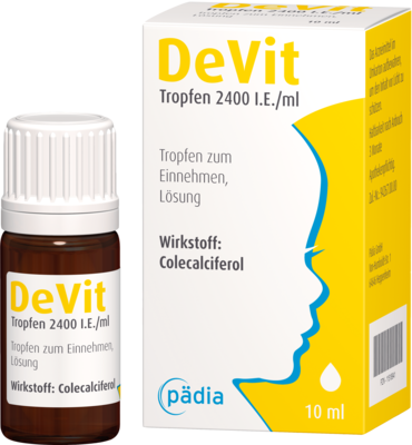 Pädia GmbH DEVIT Tropfen 2400 I.E./ml Tropfen zum Einnehmen 10 ml 11518941