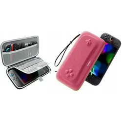 Mimd Twardy Sztywny Pokrowiec Futerał Etui Walizka Case Do Nintendo Switch 2 / G11 Różowo- Zielony (Switch), Weiteres Gaming Zubehör, Grün, Rosa, Mehrfarbig