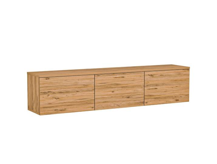 Mid.you Lowboard, Kiefer, 160x35x32 cm, hängend, Beleuchtung, Wohnzimmer, Wohnwände, Lowboards, Lowboards hängend