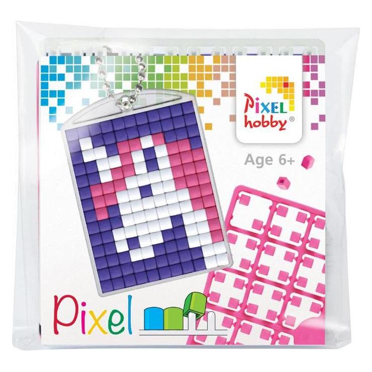 Pixelhobby Medaillon-Set Einhorn pink (23034)