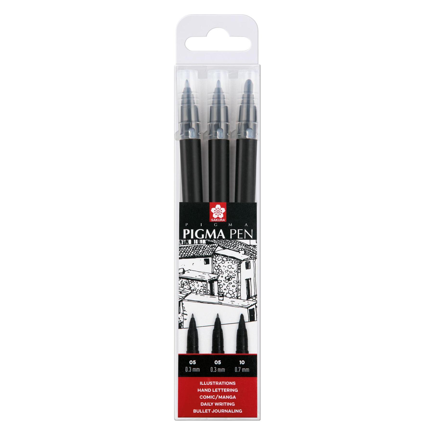 Sakura Pigma Pen Set (3x) (POXFVKP349)
