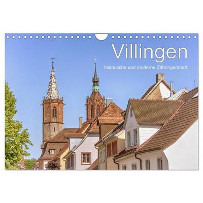 Villingen - historische und moderne Zähringerstadt (Wandkalender 2027 DIN A4 quer), CALVENDO Monatskalender