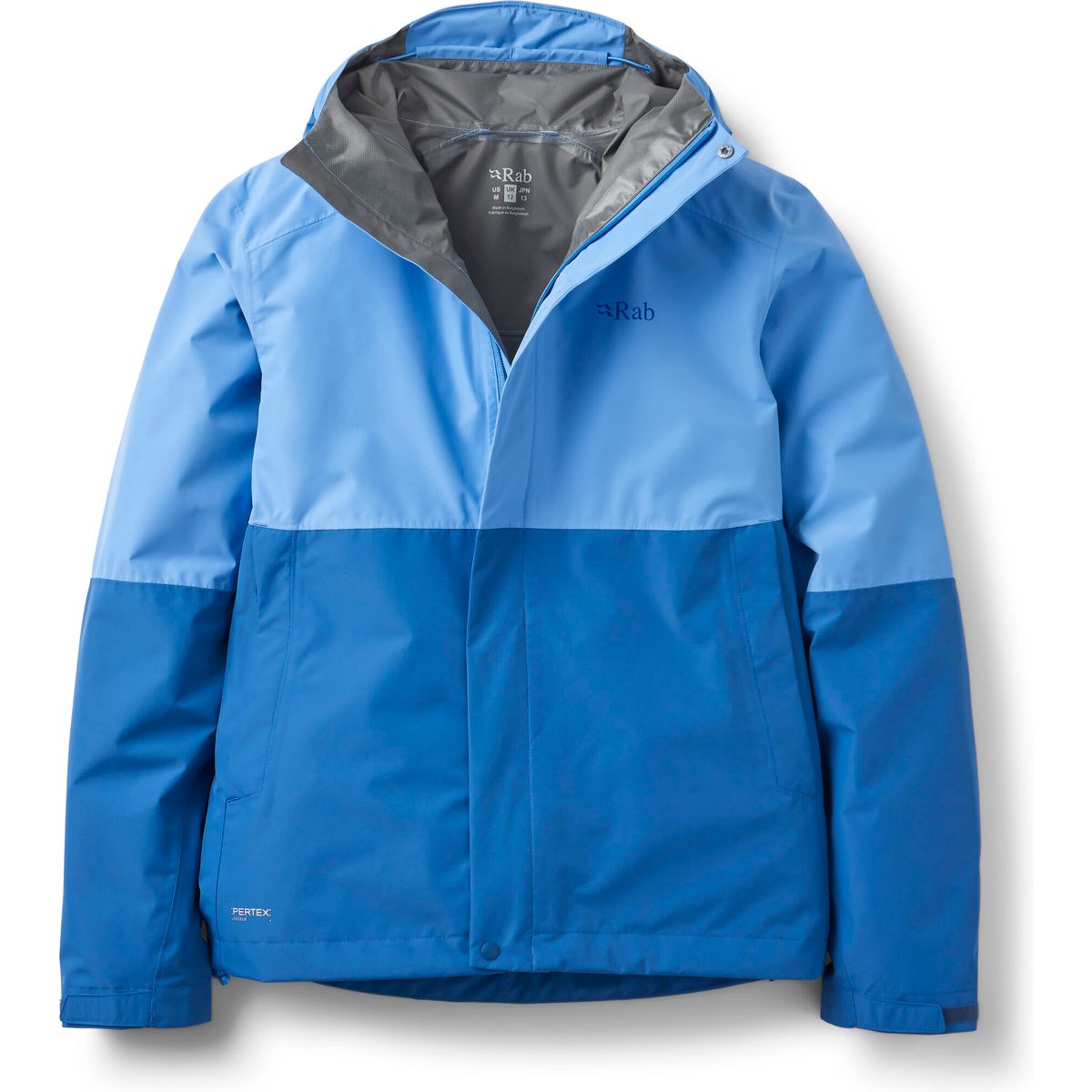 Rab Downpour Jacket Wmns bluebird/dark bluebird (BDB) 12 QWI-07-BDB-12