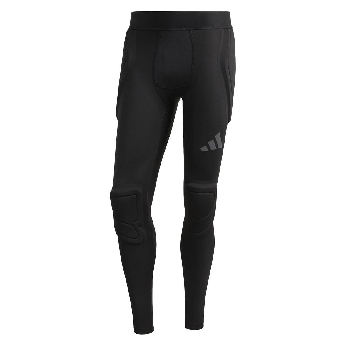 Adidas Padded Goalkeeper Baselayer Long Leggings for Men, Black JZ9224 (XXL) (155989 2XL)