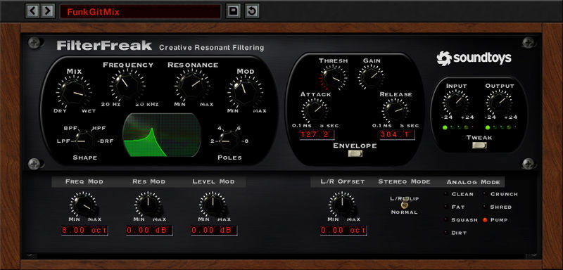 Soundtoys FilterFreak