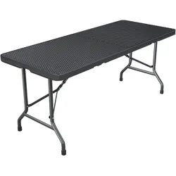 Klappbarer Gartentisch Easyfold - Schwarz