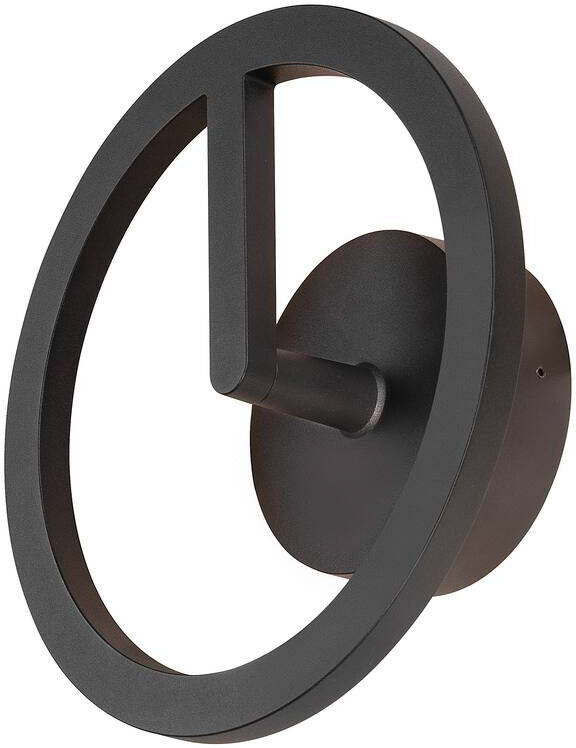 Slv Q-Ring, Wandleuchte, 3000k, Phase, Ip65, Schwarz - Wand- Und Deckenleuchten