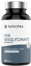 Novoma Fer Bisglycinate Immunité Énergie & Vitalité 90 Gélules - Pot 90 Gélules