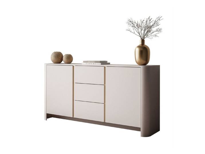 Lookway Kommode mit Schubladen DESTINY KSZ-168 Kaschmir, 168x39x84 cm