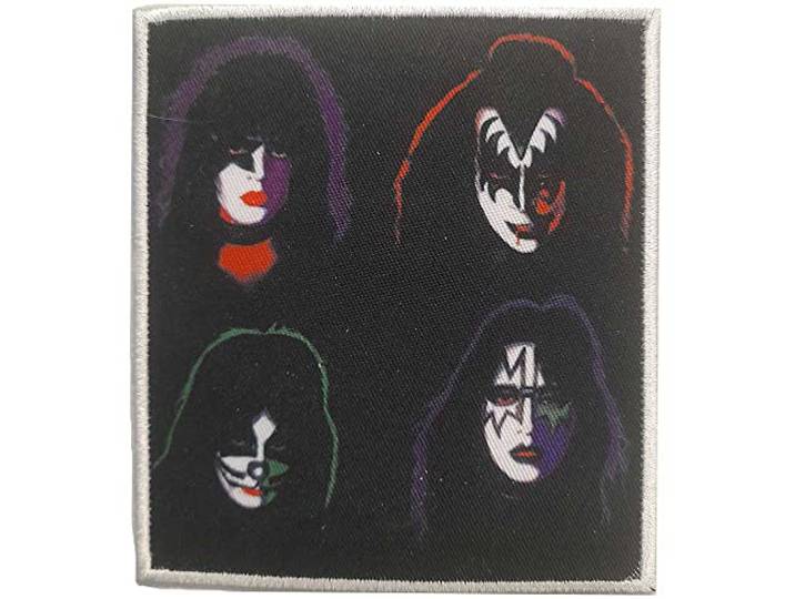 Rock Off Kiss Standard patch: officiële 4-kops geweven patch