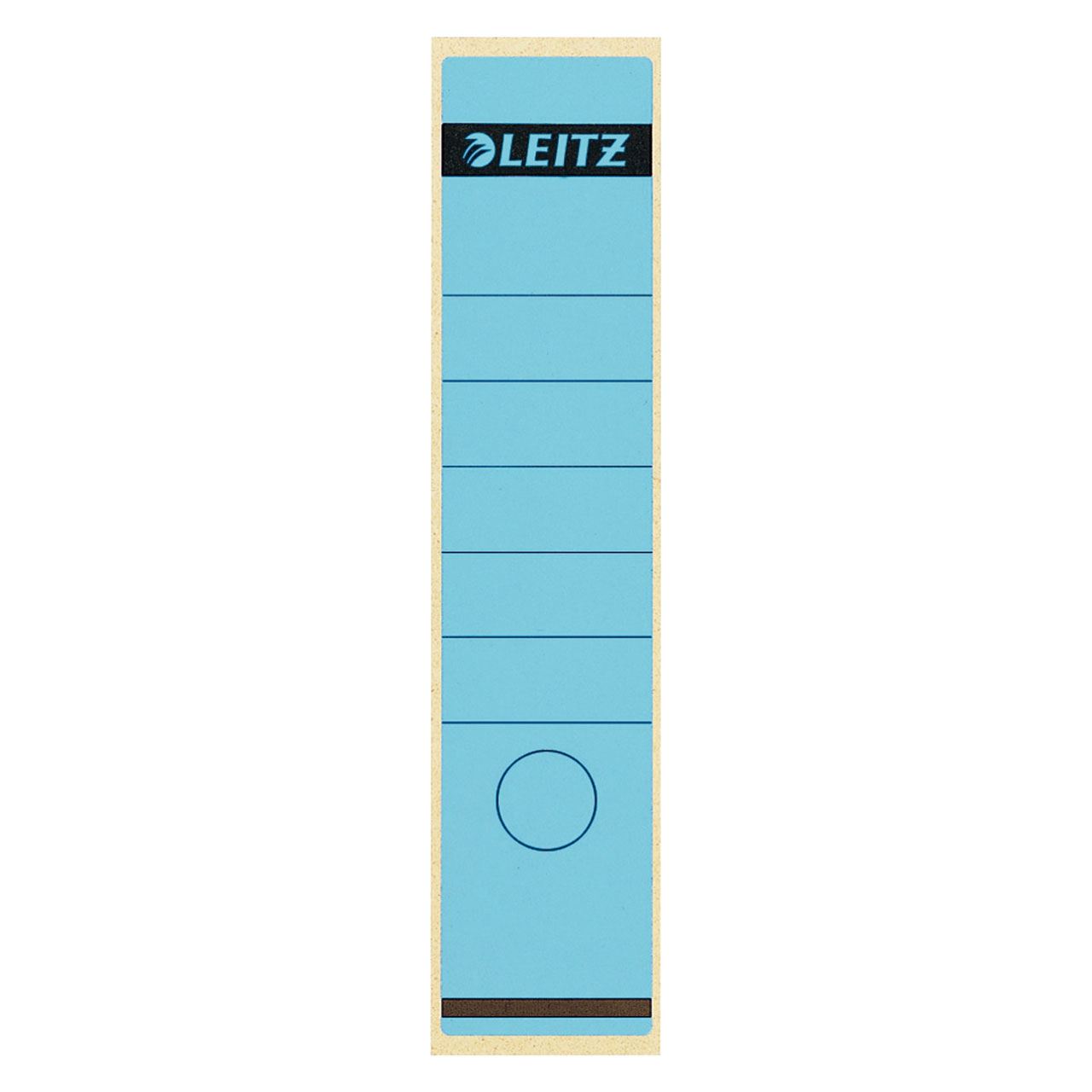LEITZ 100 Ordneretiketten 1640 blau für 8,0 cm Rückenbreite