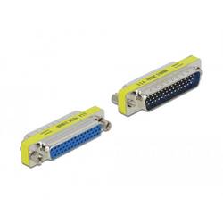 Delock 65114 VGA Adapter [1x D-SUB-Stecker 50pol. - 1x D-SUB-Buchse 50pol.] Silber vergoldete Steckkontakte