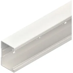 Kleinhuis, Kabelschutz + Kabelführung, BU651708.3 Kanalunterteil 66x173mm PVC-Hart RAL 9010 rws (Kabelkanal, 200 cm)