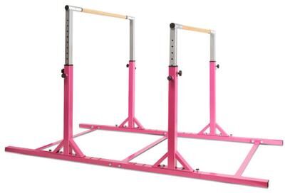 Costway Kids Adjustable Width & Height Gymnastics Parallel Bars