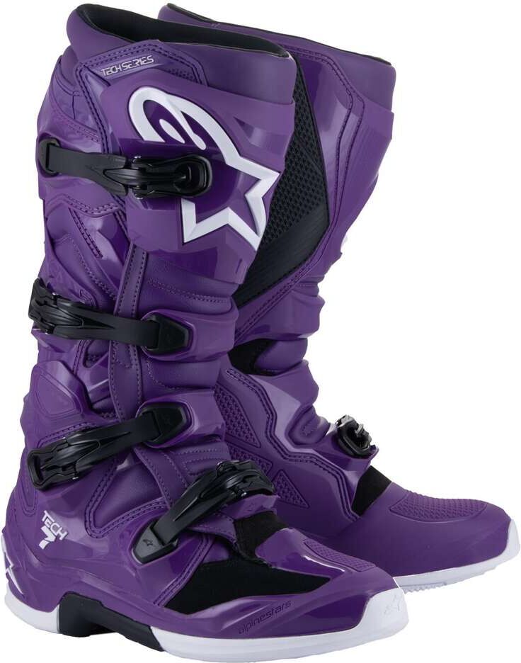 Stivali Moto Cross Enduro Alpinestars TECH 7 Viola taglia 9