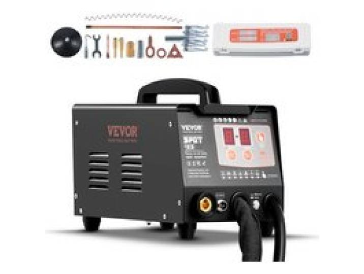 VEVOR Ausbeulspotter, 3kW, Dellenreparaturset mit 2 Schweißpistolen, automatisches/manuelles Schweißen & 7 Modi, Punktschweißgerät zur Dellenreparatur für Autokarosserie, Dellenzieher für Autos & LKWs