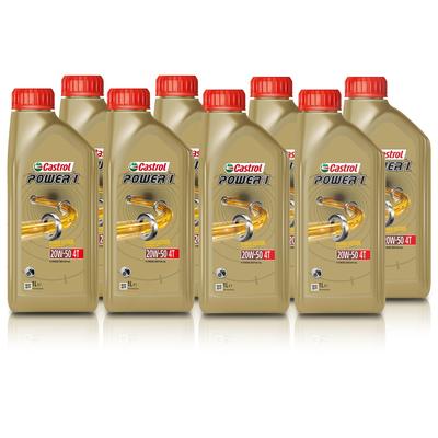 Castrol 8x 1 L Power 1 4T 20W-50 [Hersteller-Nr. 15F578]