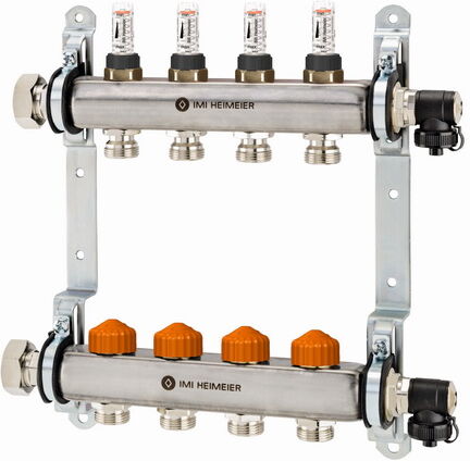 Distributeur de circuit de chauffage IMI Heimeier Dynacon Eclipse 934008800, 8 circuits de chauffage