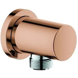 Grohe Wandanschlussbogen Rainshower 27057DA0 warm sunset, runde Rosette, DN 15 AG