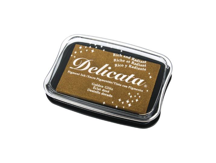 Rayher Delicata Metallic Stempelkissen 10 × 7 × 2 cm