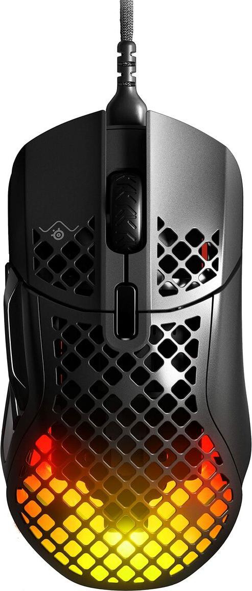 SteelSeries Aerox 5 Gamingmuis, bedraad, zwart