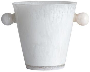 DBKD White Resin Ice Bucket w/Handles