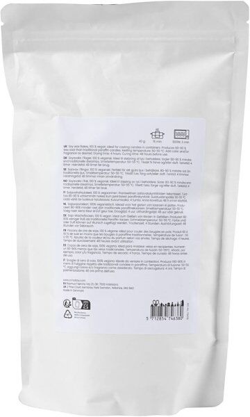 No-Name Soyavoks Til Lysstøbning, Lys I Beholder, 500 G