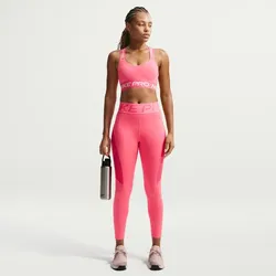 NIKE Pro Sculpt High-Waist 7/8-Leggings Damen 897 - sea coral/lt fusion red/white M