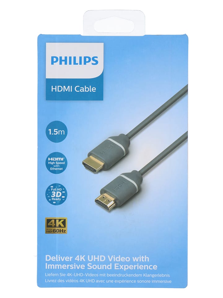 Philips HMDI-Kabel in Grau - (L)105 cm - onesize