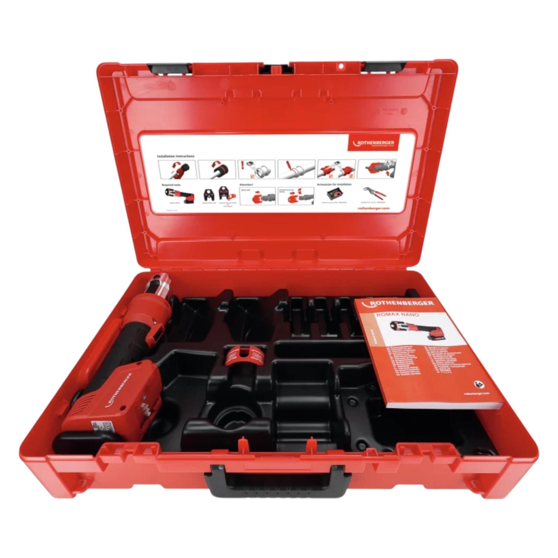 Rothenberger ROMAX NANO Grundmaschine CAS, ROCASE 6414 (1000005041)