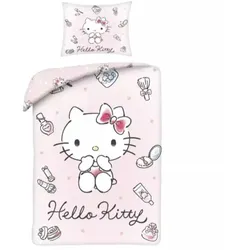 Hello Kitty: Bettwäsche-Set – 140 x 200 cm, 70 x 90 cm