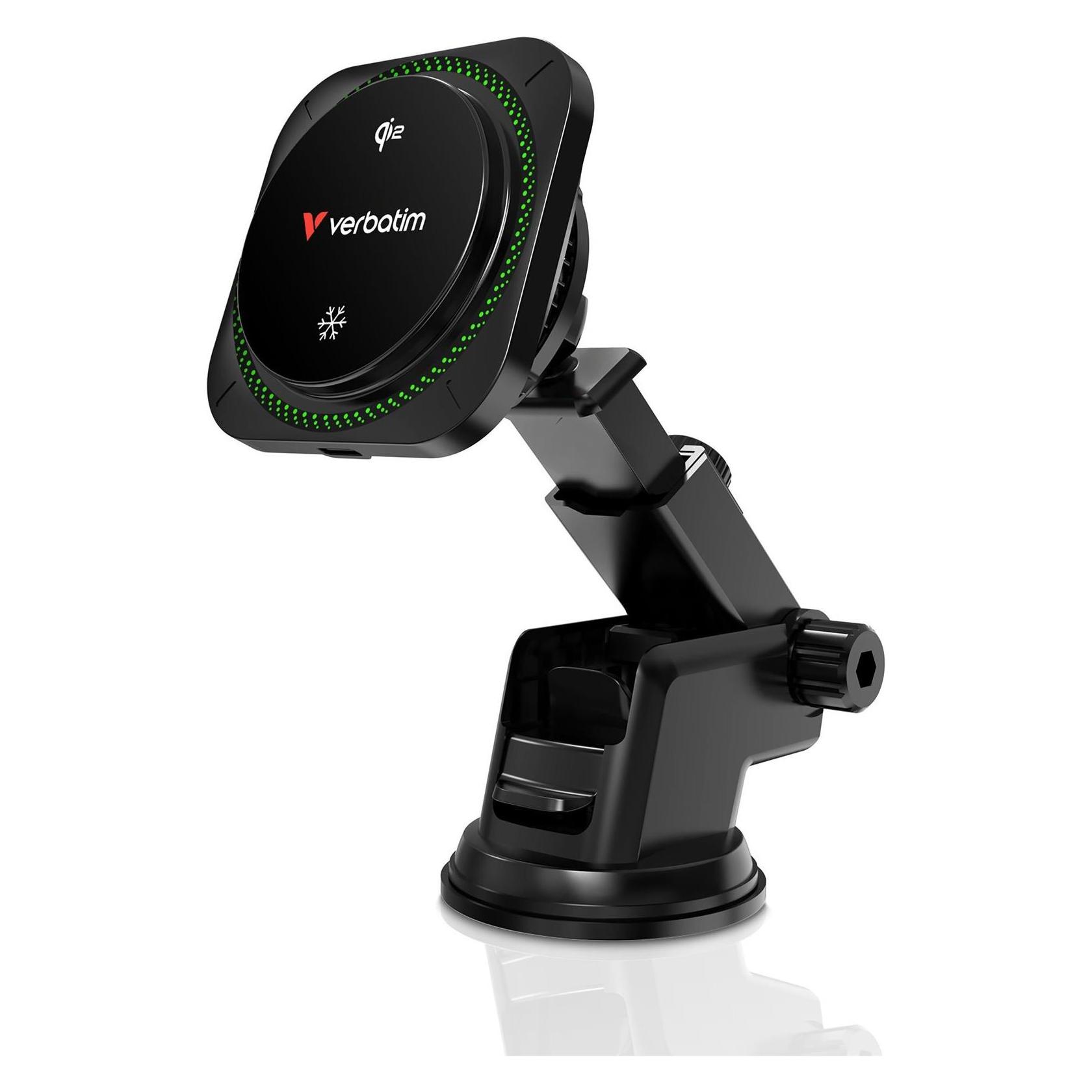 Verbatim Charge'n'Drive Magnetic Wirel.Car Charger Qi2 RGB 31860 (31860)