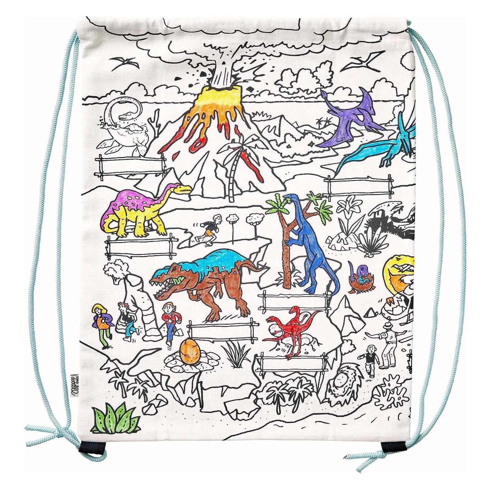 Eat Sleep Doodle garnbeutel - dinosaurier kind (DINBAG)