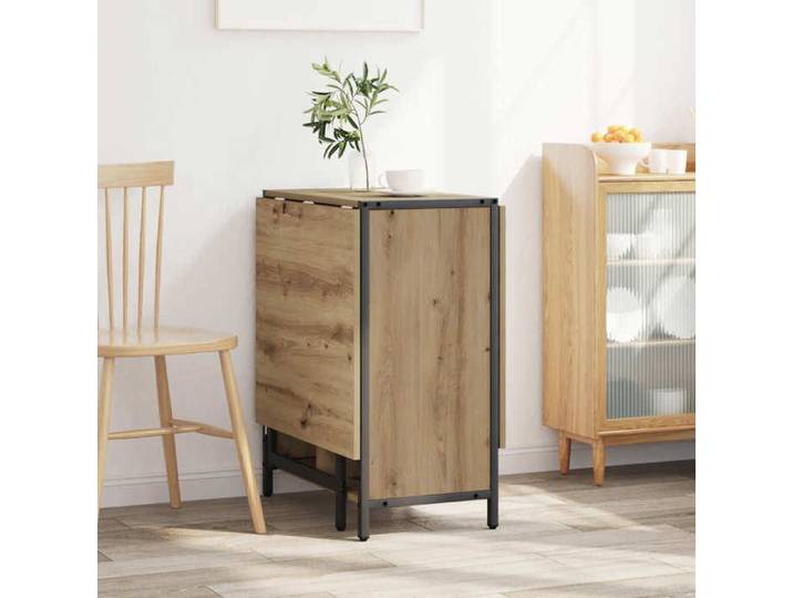 Table à dîner Rectangulaire - UU - Bois d'ingénierie - Chêne artisanal - Table extensible - 144x60x75 cm byx70z