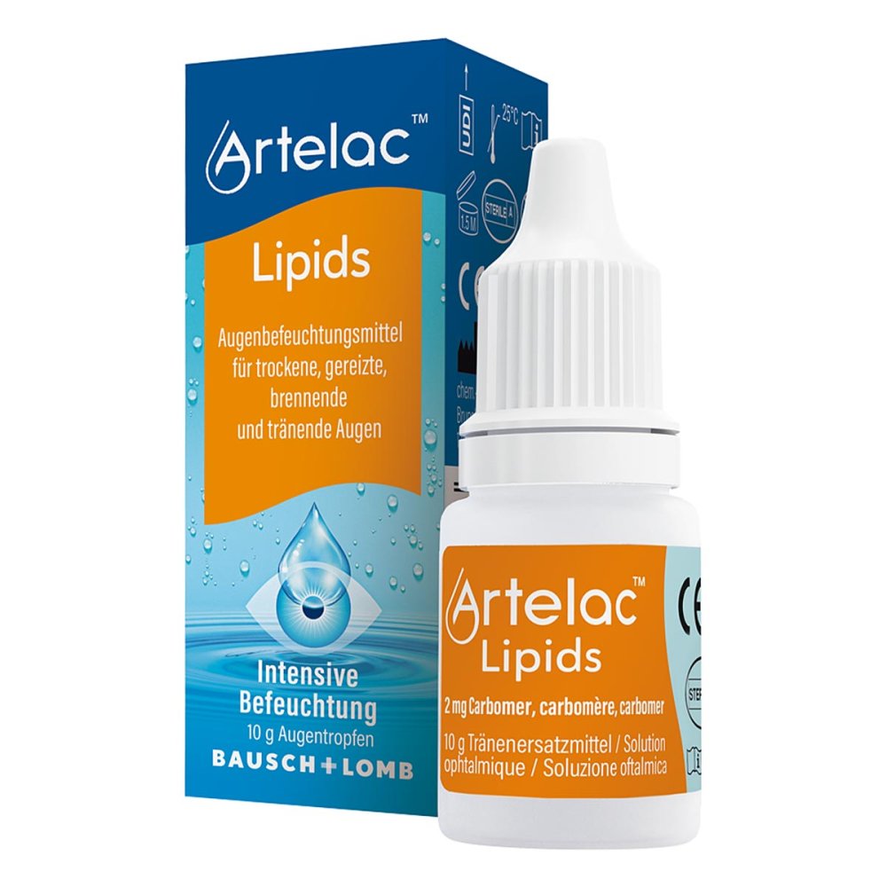 Dr. Gerhard Mann Artelac Lipids Augengeltropfen für stark tränende Augen 07707145