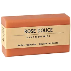 Seife mit Karitébutter - Rose Douce 100g