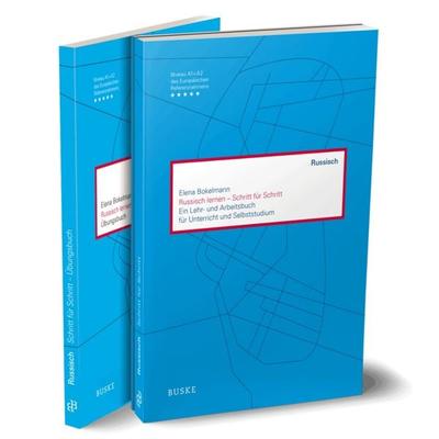Russisch lernen - Schritt für Schritt Lehrbuch + Übungsbuch (Set), Set von Elena Bokelmann, Buske, H, 978-3-96769-564-9