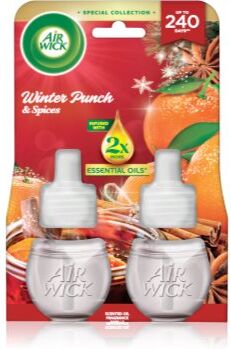 Air Wick Winter Punch&Spices recarga para difusor elétrico 2x19 ml. Winter Punch&Spices