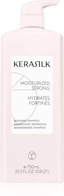 KERASILK Essentials Repairing Shampoo reinigendes und nährendes Shampoo für trockenes und beschädigtes Haar 750 ml