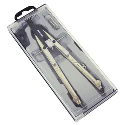 DONAU Schnellverstellzirkel 5500100-05, silber/schwarz, Ø 17,0 cm