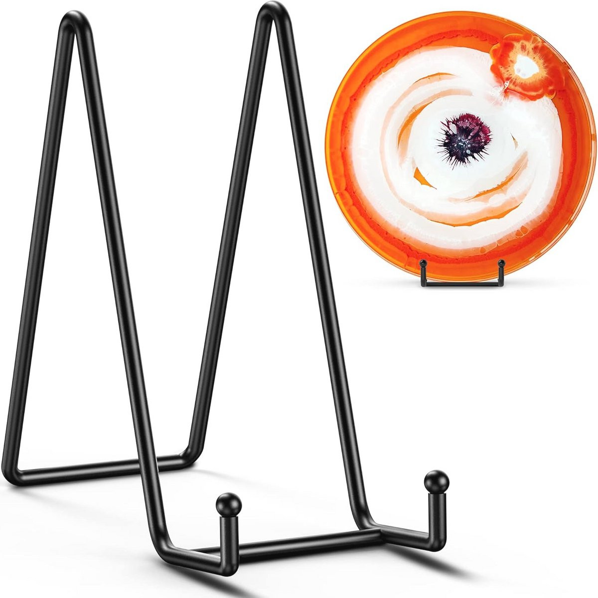 Set van 3 grote 10 inch bordstandaards voor tentoonstelling en decoratie