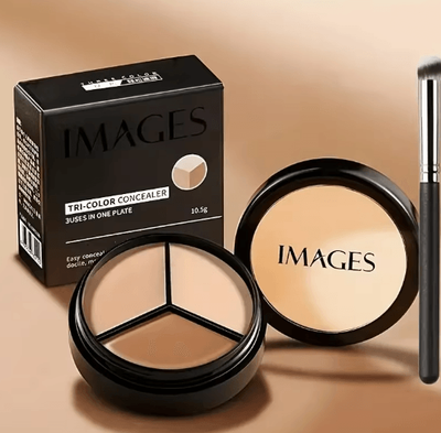 Inspire Essentials TriBlend 3 Color Face Concealer Palette Full Coverage Concealer For Dark Circles And Blemishes b 2pcs