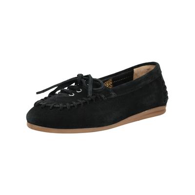 Slipper PAVEMENT "Pavement Slipper Veloursleder", Damen, Gr. 37, schwarz, Veloursleder, Schuhe Slipper
